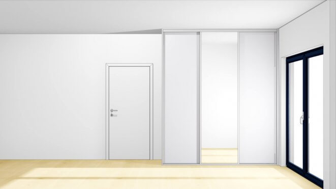 Posuvné skrine, skrine na mieru, vstavané skrine