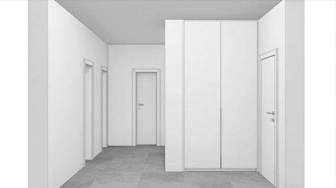 Skriňa pántová, skriňa na mieru, skriňa dverová