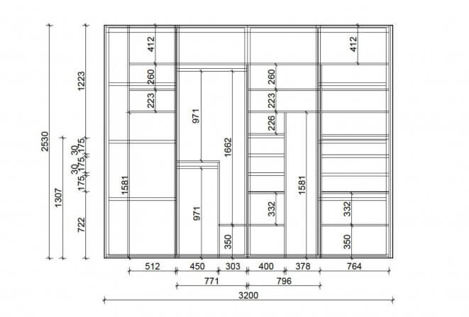 Skrine posuvné bezrámové, skrine na mieru
